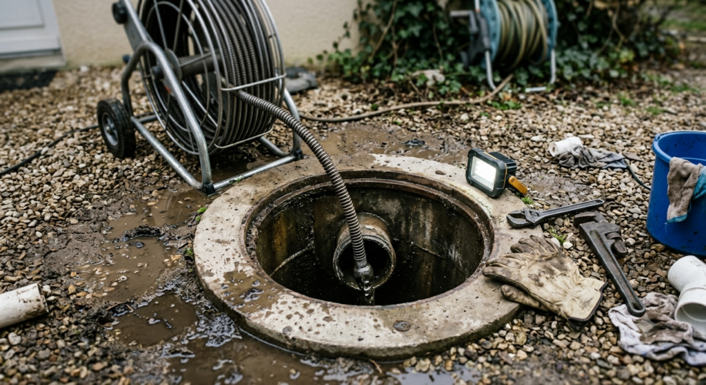 Débouchage canalisation principale